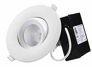 4 Inch 12w Gimbal Led Recessed Lighting With J Box