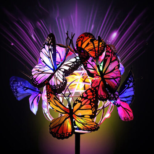 colorful solar butterfly lights for garden 1