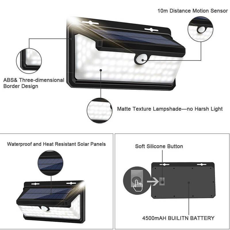 flame solar wall lights 6