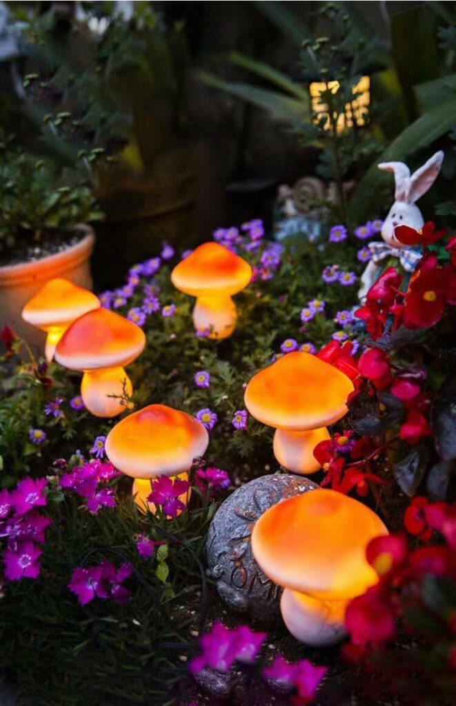 mushroom solar lights 10