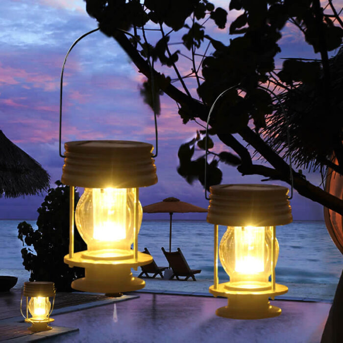 transparent decorative solar lanterns 1