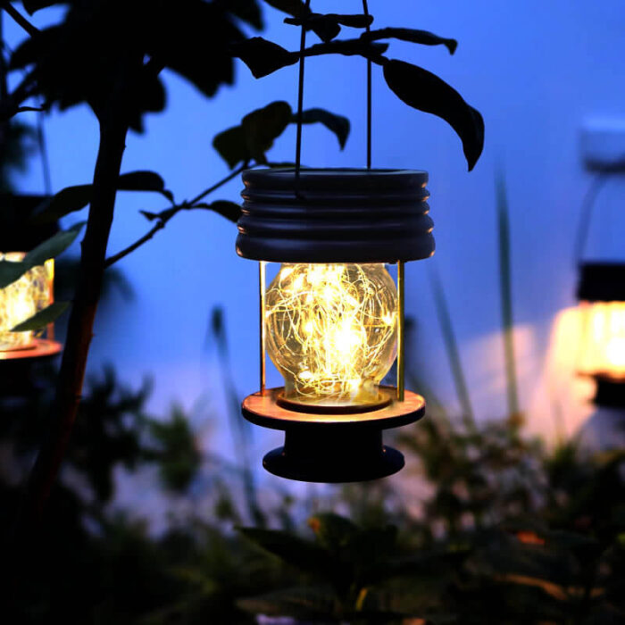 transparent decorative solar lanterns 4