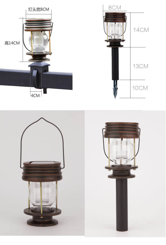 transparent decorative solar lanterns 6