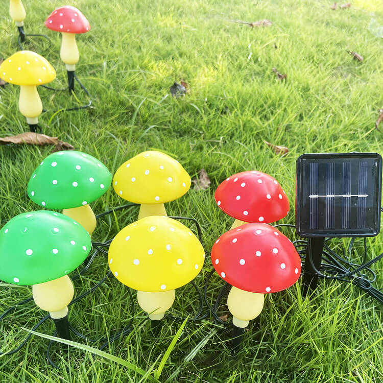 mushroom solar garden lights 9