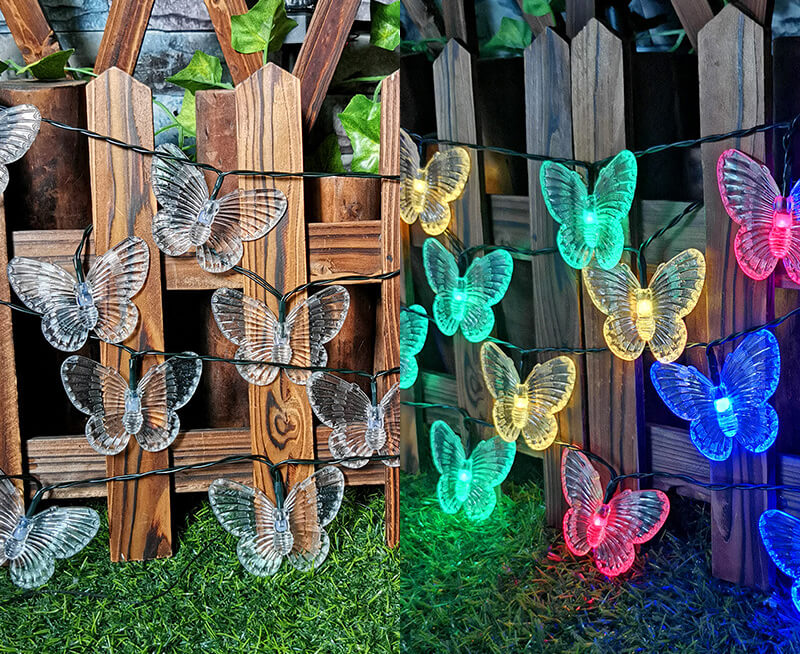 solar butterfly garden lights 8