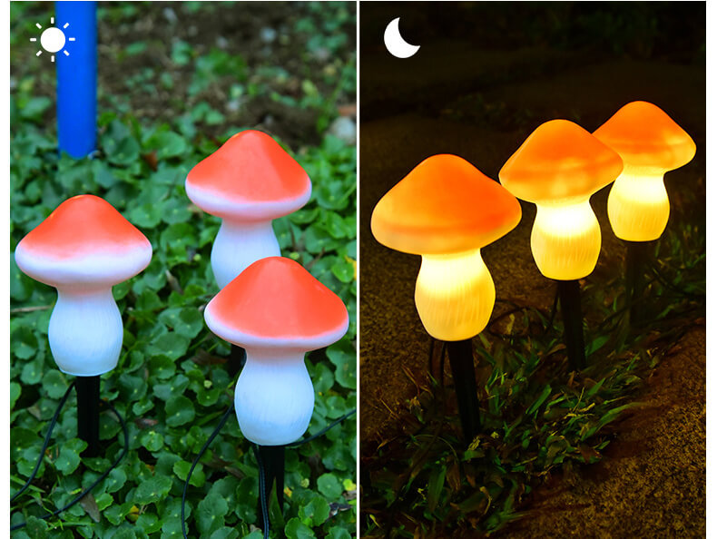 solar mushroon garden lights 7