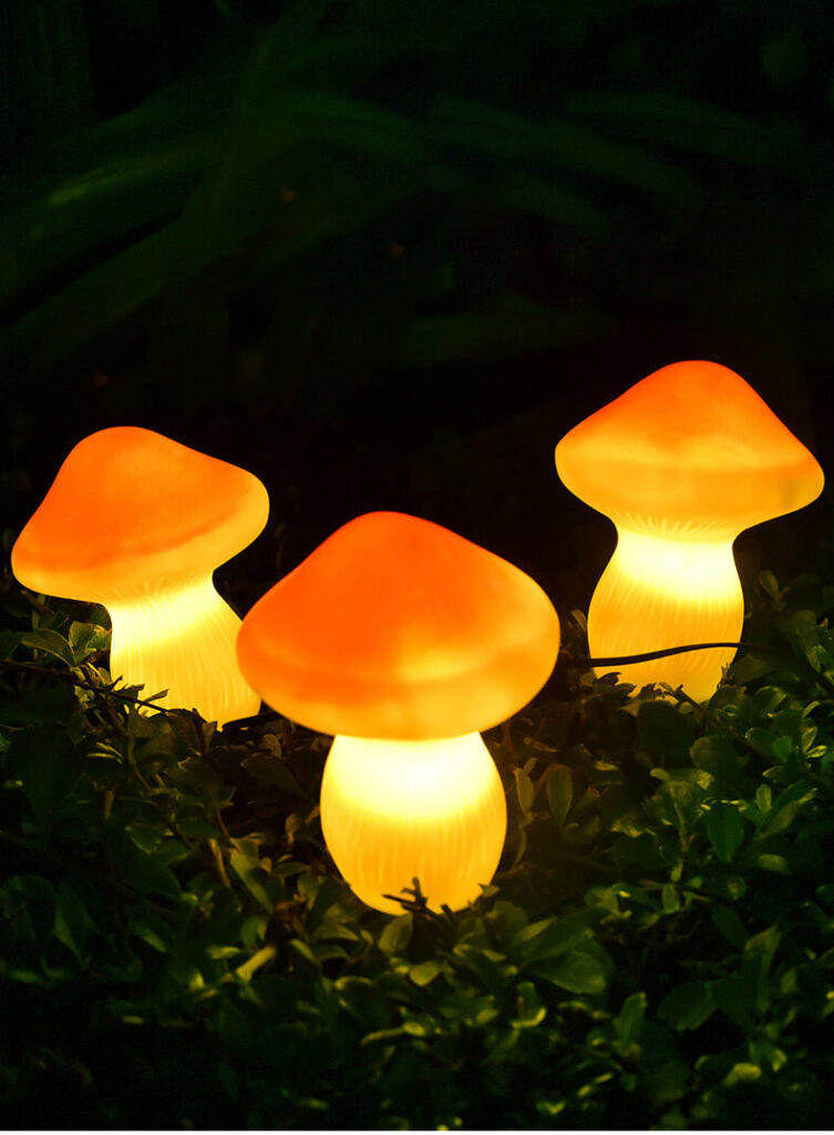 solar mushroon garden lights 8